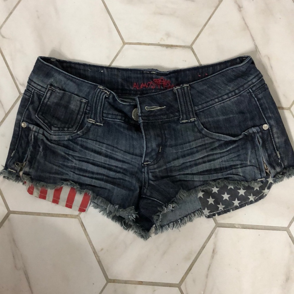 Almost Famous Flag Shorts